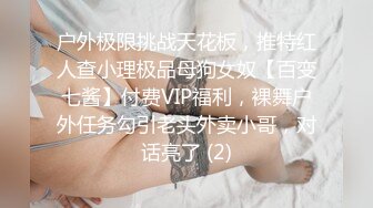 户外极限挑战天花板，推特红人查小理极品母狗女奴【百变七酱】付费VIP福利，裸舞户外任务勾引老头外卖小哥，对话亮了 (2)