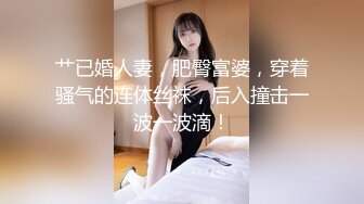 艹已婚人妻，肥臀富婆，穿着骚气的连体丝袜，后入撞击一波一波滴！