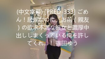 (中文字幕) [PRED-333] ごめん！居候なのに、お前（親友）の欲求不満な彼女と濃厚中出ししまくっている俺を許してくれ…！ 篠田ゆう